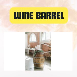 Wine Barrel – Rustic...
