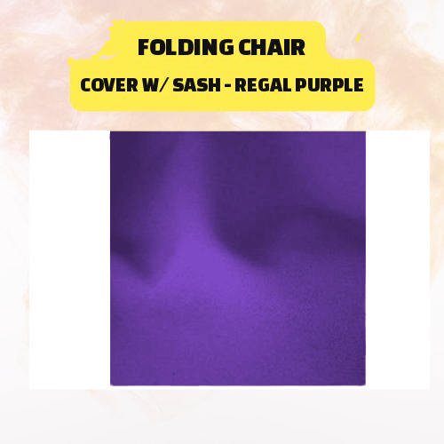 Folding Chair Cover with Sash – Elegant Event Chair Cover (Multiple Colors) - Image 40