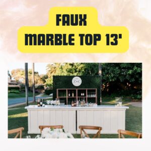 Faux Marble Top 13ft