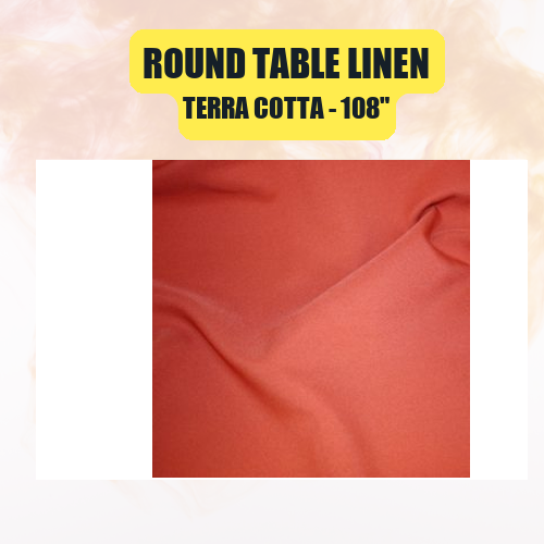 Round Table Linen 108" | Floor-Length Fit for 48" Round Tables | 40+ Color Options - Image 50