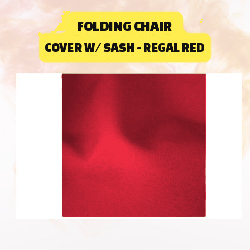 Folding Chair Cover with Sash – Elegant Event Chair Cover (Multiple Colors) - Image 41