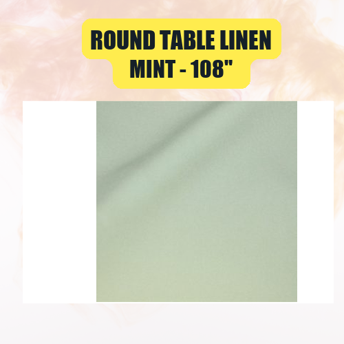 Round Table Linen 108" | Floor-Length Fit for 48" Round Tables | 40+ Color Options - Image 30