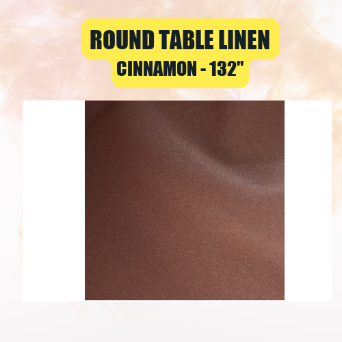 Round Table Linen 132" | Floor-Length Tablecloth for 72" Round Tables - Image 12