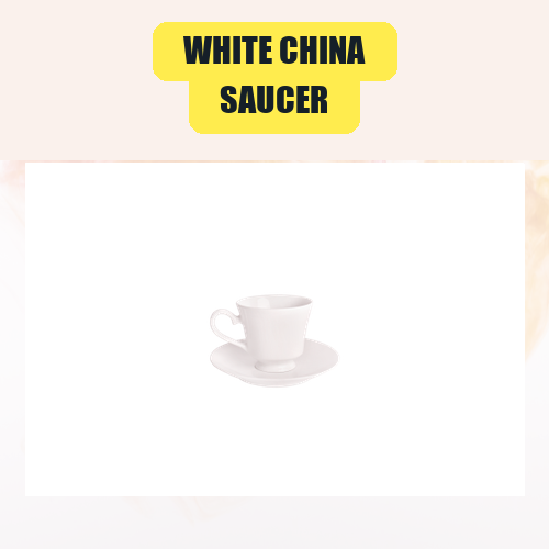 White China, Saucer | White China, Saucer China Plate Rental for Weddings & Events