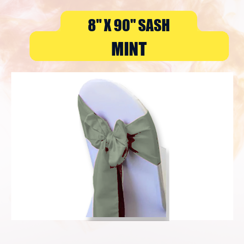 Sash 8" x 90" | Chair Sash Linen for Weddings & Events - Image 30
