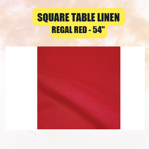 Square Table Linen 54" | Premium Overlay Tablecloth in 40+ Colors - Image 41