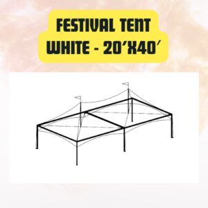Festival Tent White for...