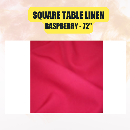 Square Table Linen, 72" | Elegant Event Tablecloth in 40+ Colors - Image 38