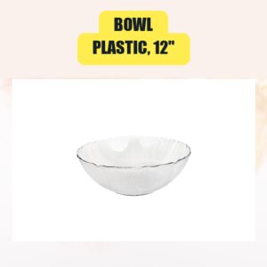 Bowl, Plastic, 12″ |...