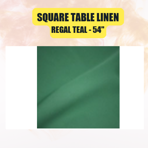 Square Table Linen 54" | Premium Overlay Tablecloth in 40+ Colors - Image 42