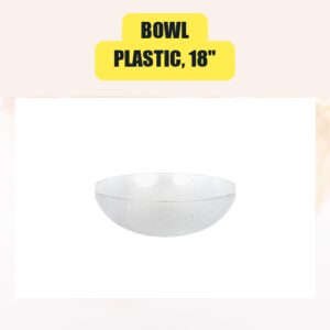 Bowl, Plastic, 18″ |...