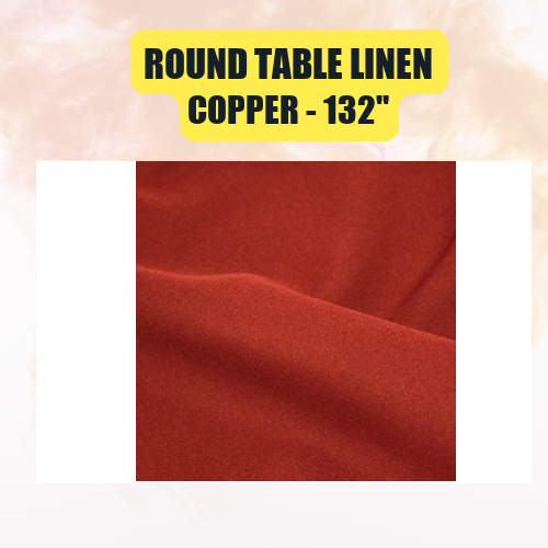 Round Table Linen 132" | Floor-Length Tablecloth for 72" Round Tables - Image 13