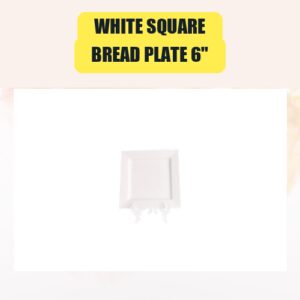 White Square, Bread Plate...