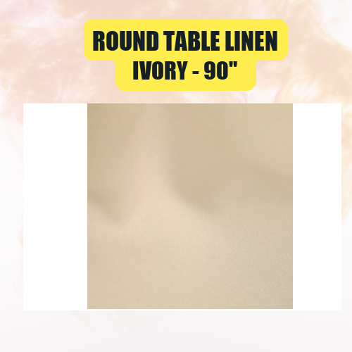 Round Table Linen 90" | Premium Event Tablecloth | 40+ Colors Available - Image 24