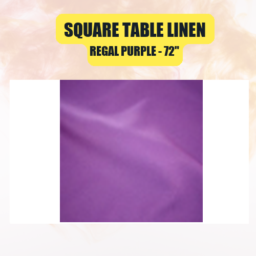 Square Table Linen, 72" | Elegant Event Tablecloth in 40+ Colors - Image 40