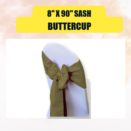 Sash 8" x 90" | Chair Sash Linen for Weddings & Events - Image 8