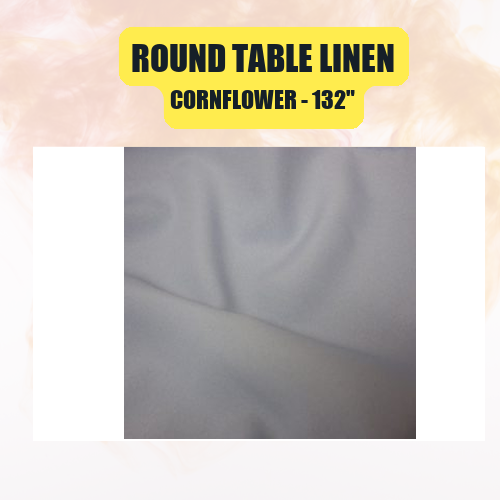 Round Table Linen 132" | Floor-Length Tablecloth for 72" Round Tables - Image 15