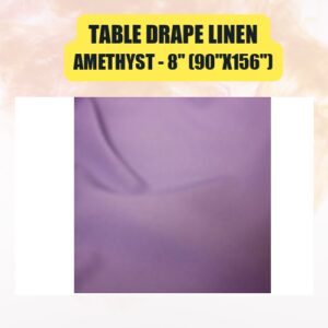 Table Drape Linen, 8″...