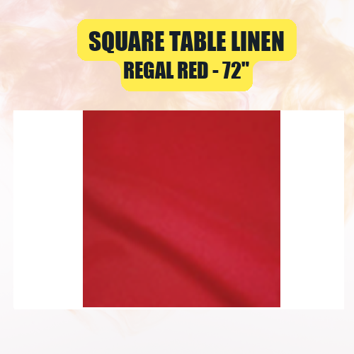 Square Table Linen, 72" | Elegant Event Tablecloth in 40+ Colors - Image 41