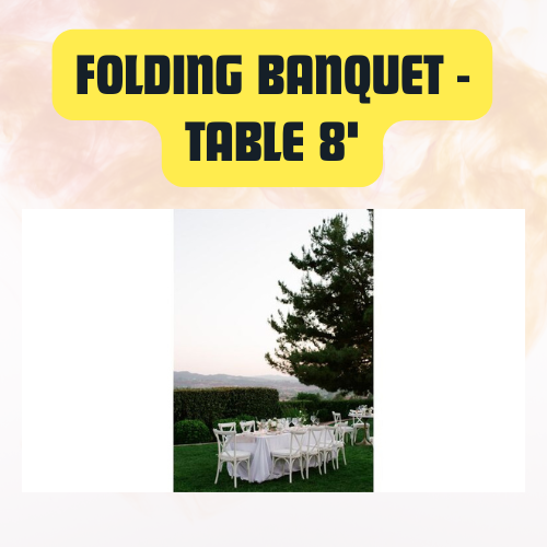 Folding Banquet Table Rectangle - Image 4