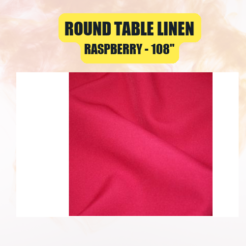 Round Table Linen 108" | Floor-Length Fit for 48" Round Tables | 40+ Color Options - Image 38