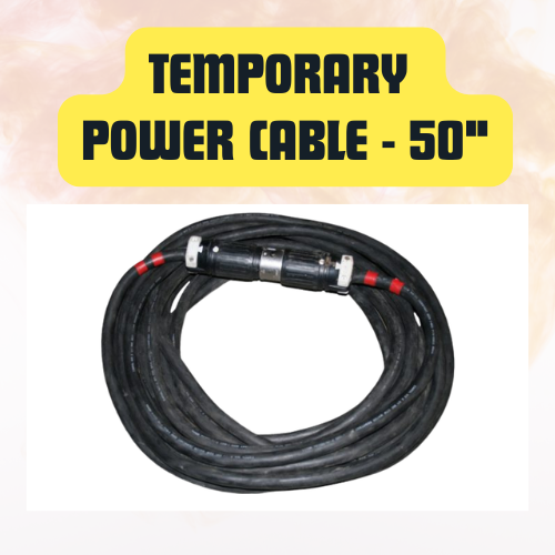 Temporary Power Cable for Events & Construction Sites 50"