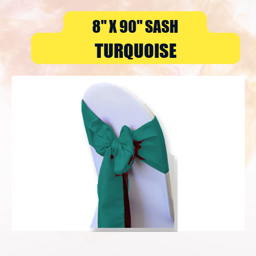 Sash 8" x 90" | Chair Sash Linen for Weddings & Events - Image 50