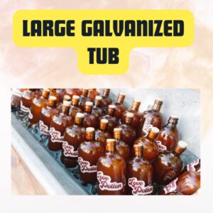 Large Galvanized Metal Tub