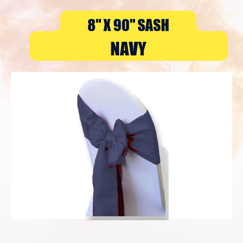 Sash 8" x 90" | Chair Sash Linen for Weddings & Events - Image 31