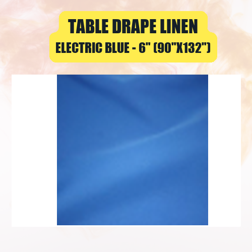 Table Drape Linen 6" (90"x132") | Floor-Length Banquet Table Linen - Image 18