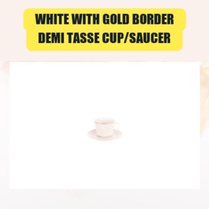 White with Gold Border,...