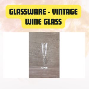 Glassware Vintage Wine Glass...