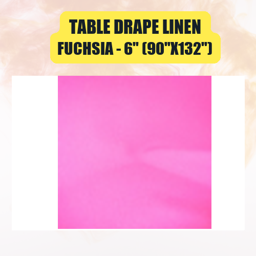 Table Drape Linen 6" (90"x132") | Floor-Length Banquet Table Linen - Image 19
