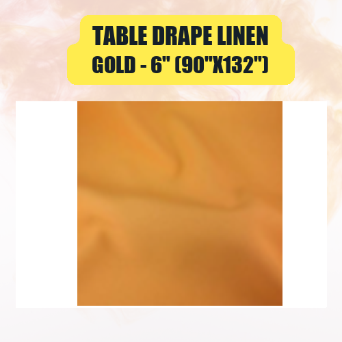 Table Drape Linen 6" (90"x132") | Floor-Length Banquet Table Linen - Image 20