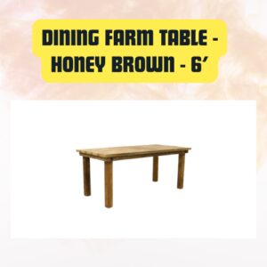 Farmhouse Dining Table –...
