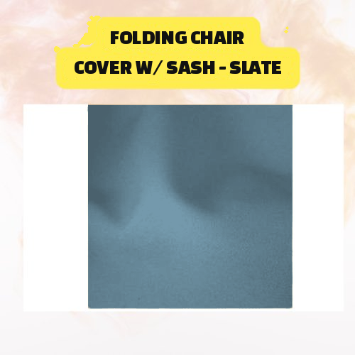 Folding Chair Cover with Sash – Elegant Event Chair Cover (Multiple Colors) - Image 47
