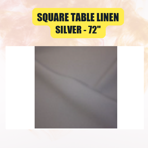Square Table Linen, 72" | Elegant Event Tablecloth in 40+ Colors - Image 46