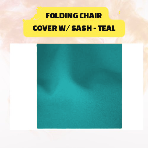 Folding Chair Cover with Sash – Elegant Event Chair Cover (Multiple Colors) - Image 48