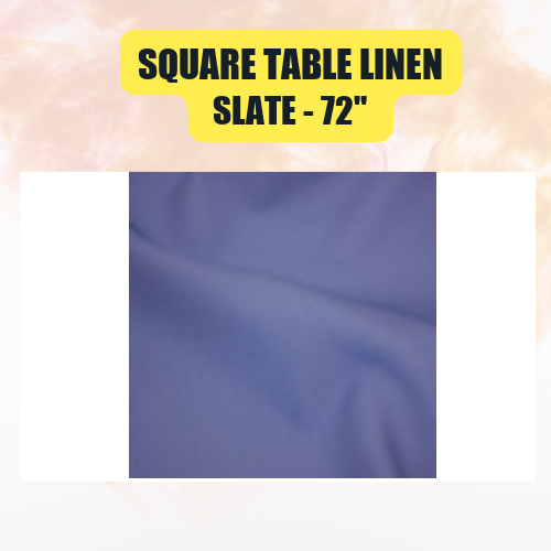 Square Table Linen, 72" | Elegant Event Tablecloth in 40+ Colors - Image 47