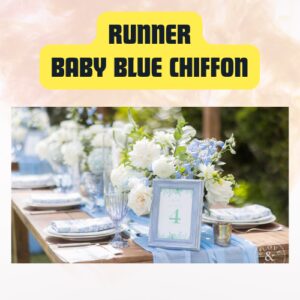 Chiffon Table Runner for...