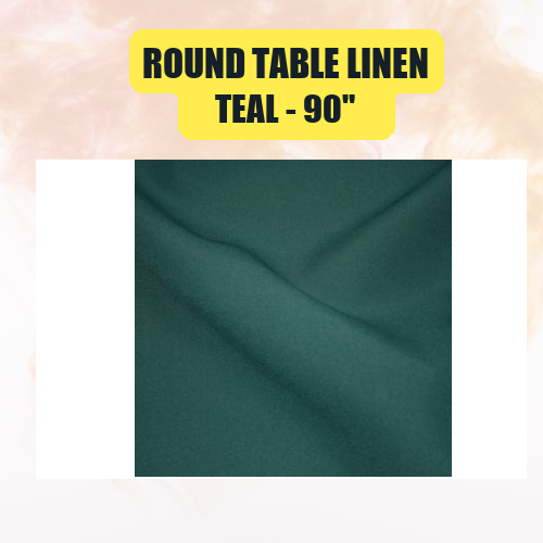 Round Table Linen 90" | Premium Event Tablecloth | 40+ Colors Available - Image 48