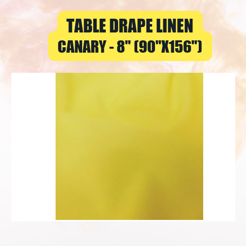 Table Drape Linen, 8" (90"x156") - Image 8