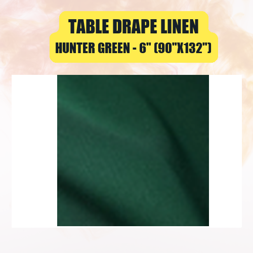 Table Drape Linen 6" (90"x132") | Floor-Length Banquet Table Linen - Image 23