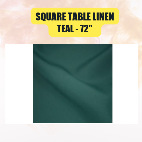 Square Table Linen, 72" | Elegant Event Tablecloth in 40+ Colors - Image 48