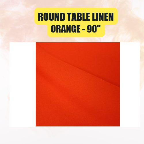 Round Table Linen 90" | Premium Event Tablecloth | 40+ Colors Available - Image 33