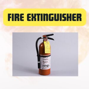 Fire Extinguisher 1 lb. ABC – Compact Multi-Purpose Fire Safety Extinguisher