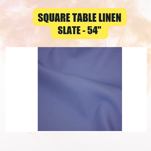 Square Table Linen 54" | Premium Overlay Tablecloth in 40+ Colors - Image 47