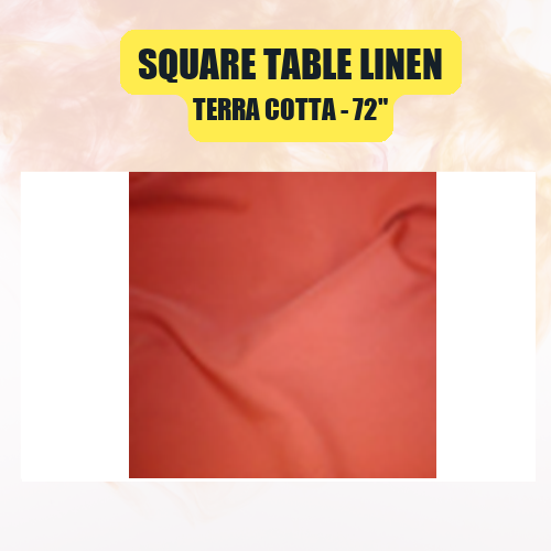 Square Table Linen, 72" | Elegant Event Tablecloth in 40+ Colors - Image 49