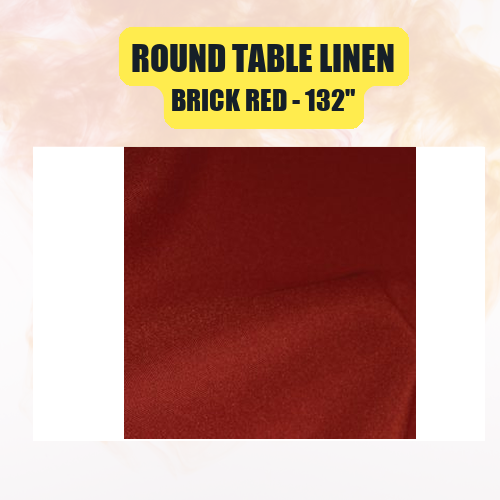 Round Table Linen 132" | Floor-Length Tablecloth for 72" Round Tables - Image 4