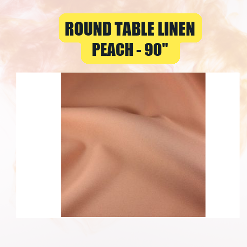 Round Table Linen 90" | Premium Event Tablecloth | 40+ Colors Available - Image 34